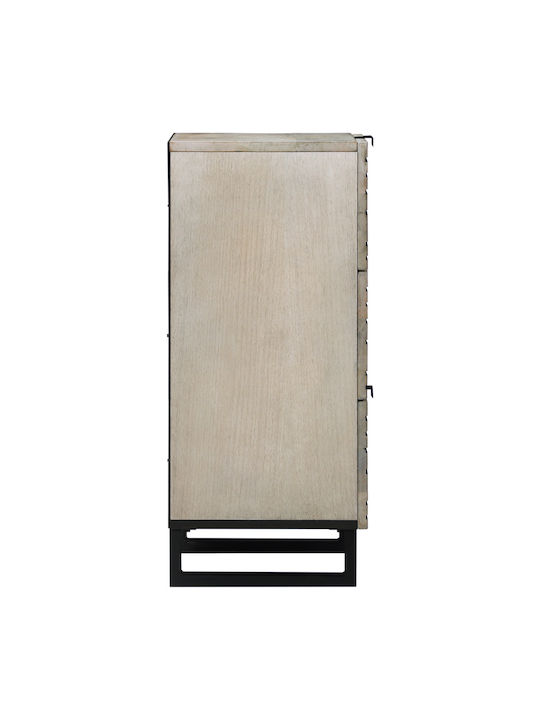Kleiderschrank Büro Λευκό Και Μαύρο 40x33.5x75cm