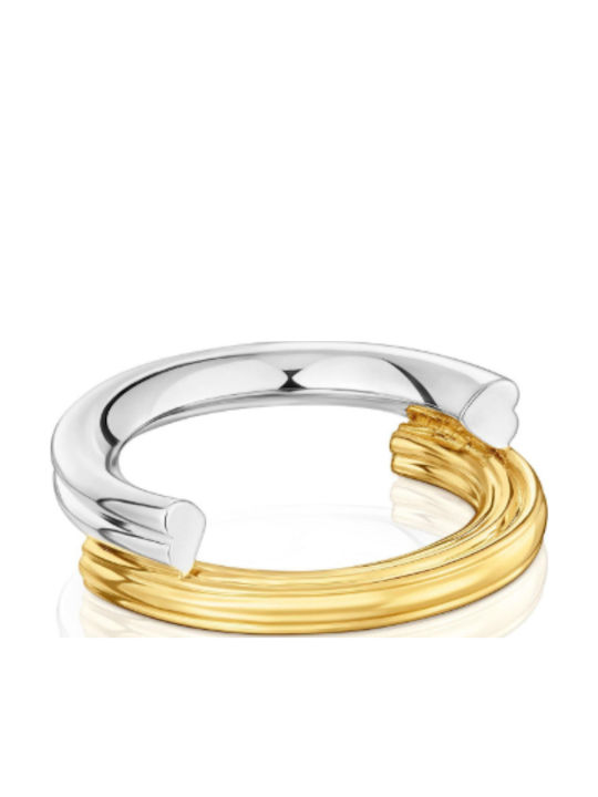 Tous Silver Plated Ring Ring made of Silver