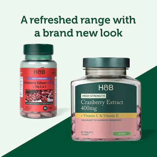Holland & Barrett High Strength Cranberry Extract 400mg 90 ταμπλέτες