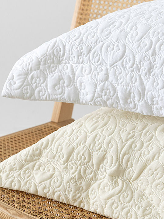 Palamaiki Wed103 Set Pătură De Mireasă Superdublă Cu 2 Fețe De Pernă 240x260 Cm