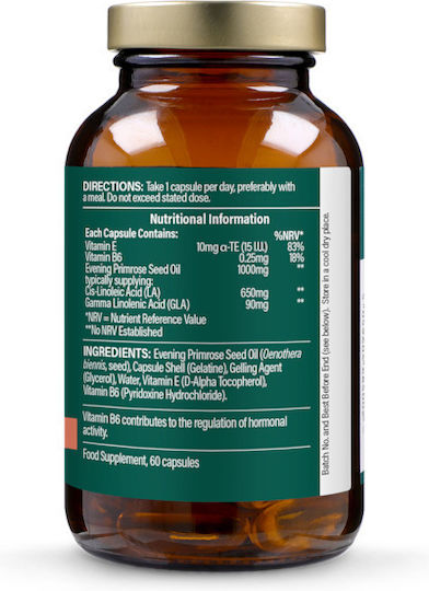 Holland & Barrett High Strength Cold Pressed Evening Primrose Oil 1500mg 60 Capsules