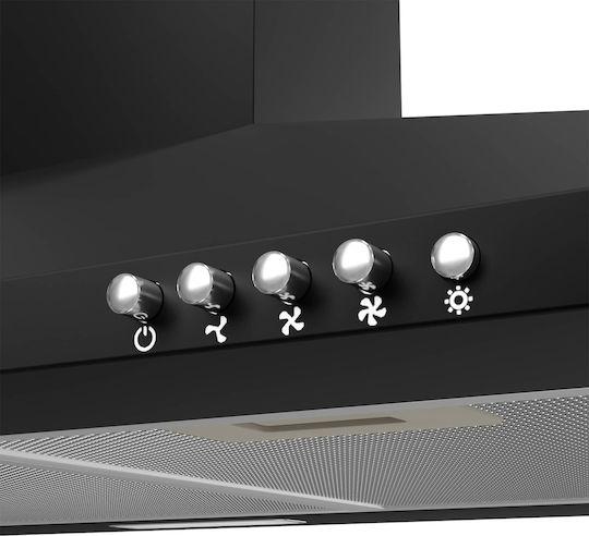 Ciarra Freestanding Vent Hood 90cm Black