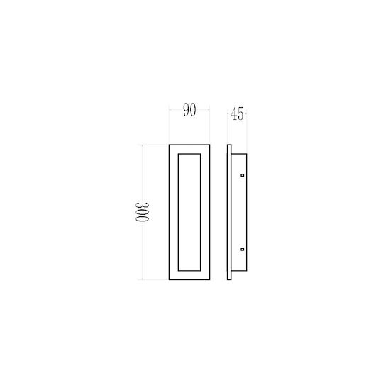 Eko Light Lumină de exterior montată pe perete LED 10W