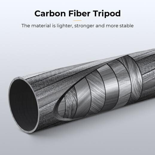 K&F Concept Videostative από Carbonfaser με Kugelförmige Kopfart και Maximale Belastung 16kg έως 172.5cm
