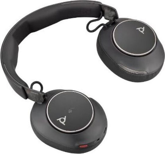 Poly Voyager Surround 80 UC Microsoft Teams +USB-C/A Adapter On Ear Multimedia Ακουστικά με μικρόφωνο