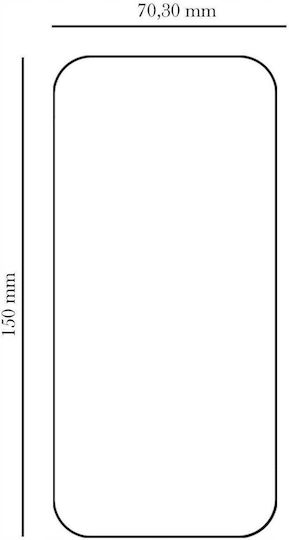 Spacecase 2.5D 0.33mm Tempered Glass Μαύρο (Google Pixel 9a)
