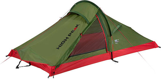 High Peak Σκηνή Camping Τούνελ Ορειβασίας Πράσινη με Διπλό Πανί 4 Εποχών Αδιάβροχη 3000mm 230x120x90εκ.