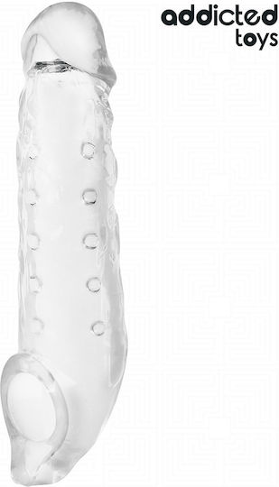 Addicted Toys Penis-Verlängerung Transparent 27cm