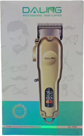 Daling Rechargeable Hair Clipper Silver DL-1660S