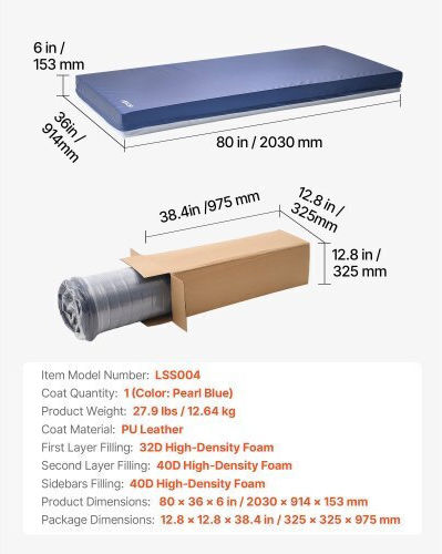 Vevor Hospital Mattress Foam YYBCCDSX2CTCMQZXI001V0