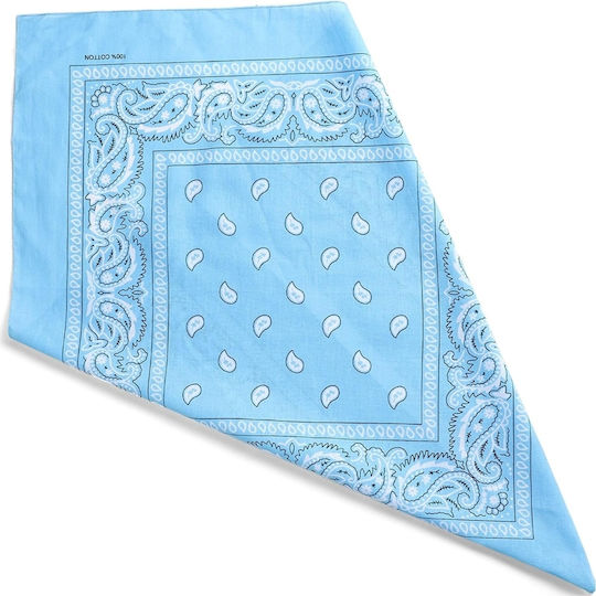 Bandana Baumwollene Lahuuri 54*54cm Himmelblau