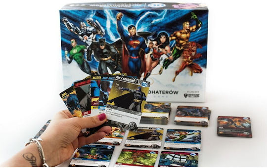 Board Game DC Superhero Duel for 2-5 Players 15+ Years Old (PL) Egmont