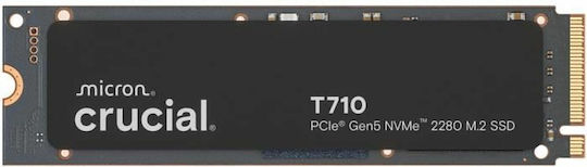 Crucial T710 SSD 4TB τύπου M.2 με σύνδεση PCI Express 5.0 (PS5 Compatible) CT4000T710SSD8