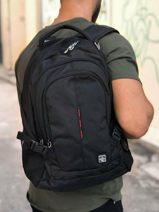 Suissewin Backpack Αδιάβροχο 30lt Μαύρο Suissewin Backpack Αδιάβροχο 30lt Μαύρο