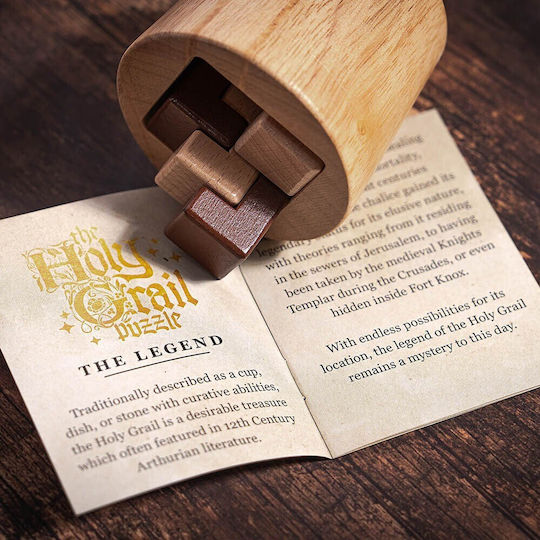 Myths Legends Holy Grail Puzzle made of Wood