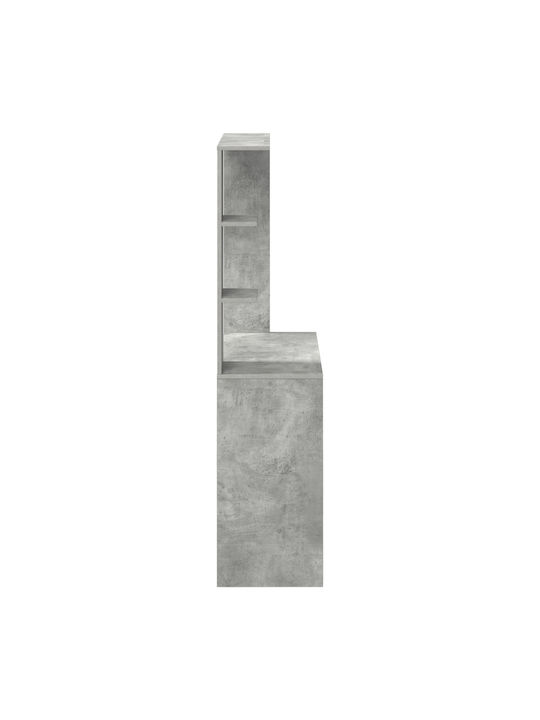 Kids Desk Concrete Grey 78.5x37x154.5cm