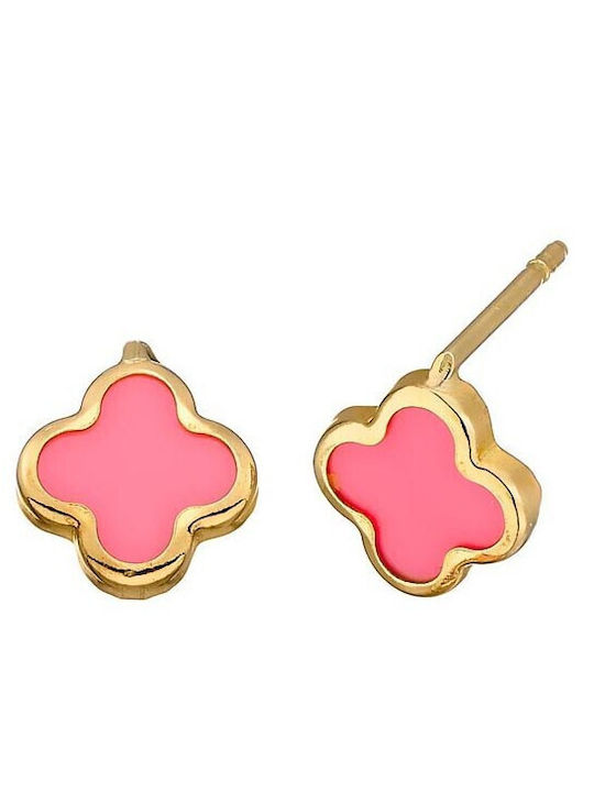Atofio Kosmima Earrings made of Gold 9K with Stones