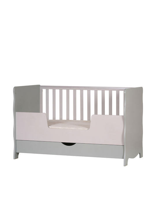 Santa Bebe Βρεφική Κούνια Λευκή με Στρώμα 70x140cm