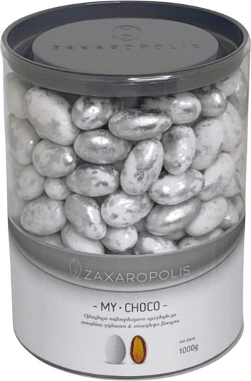 Zaxaropolis Κουφέτα My Choco σε Σχήμα Κλασικό με Γεύση Σοκολάτα Ασημί 1000gr