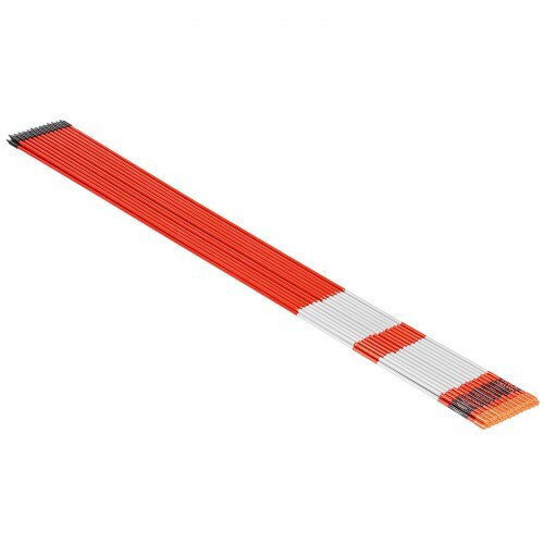 Vevor Garden Fencing Supplies Steel 20 Pieces Orange