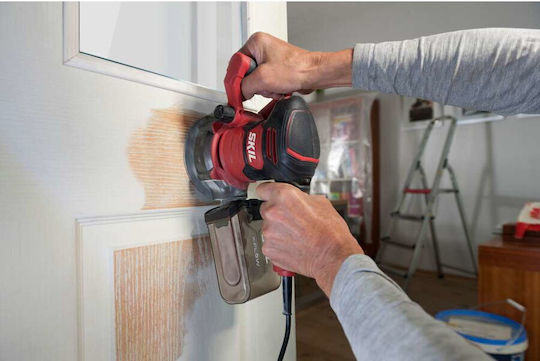 Skil Electric Eccentric Sander 300W with Speed Control and with Suction System SR1E7480DA