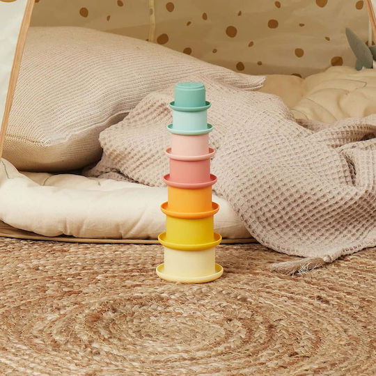 Bieco Bieco Baby Aktivitätsspielzeug Stapeln aus Silikon