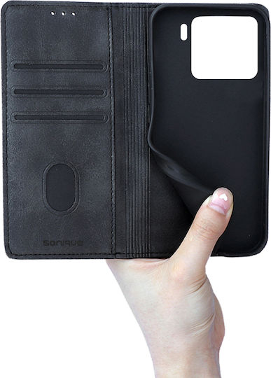 Vintage Magnet Wallet Sonique Xiaomi Xiaomi 15 Pro 5G Black Mobile Phone Case