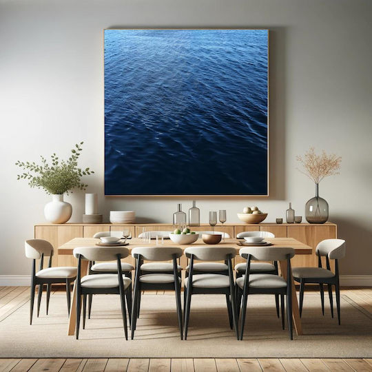 Deep Blue Sea Gemälde Βαθige Blaue See 70x70