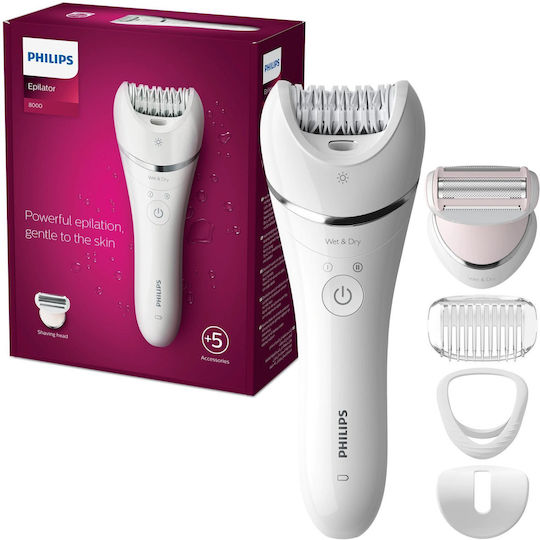 Philips Epilator Series 8000 Epilator Set Epilator for Body & Bikini BRE710/00
