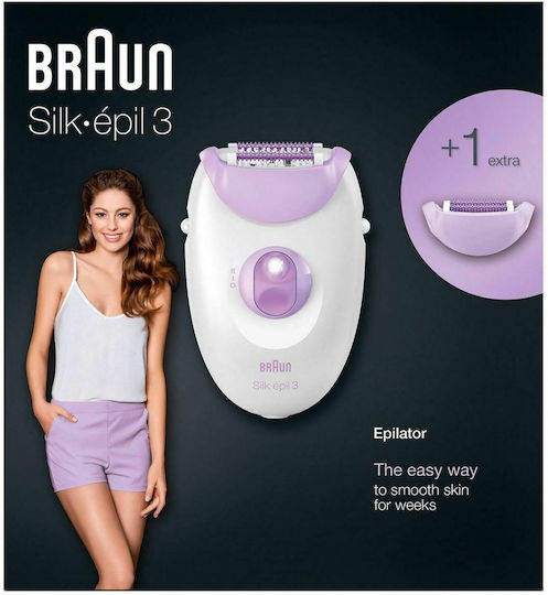 Braun Silk Epil 3 Epiliergerät Epilierer für das Körper SE3170