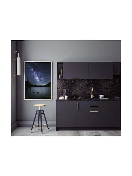 Πίνακας Starry Night Over A Lake Έναστρη Νύχτα Πάνω Μια Λίμνη 60x90