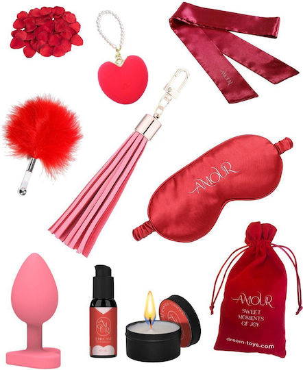 Set Jucării Sexuale Inimi Dragoste Kit Jucărie Sexuală Inimă Fericită