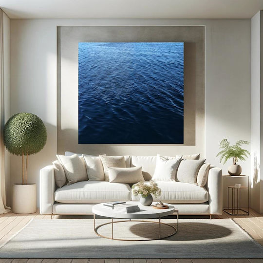 Πίνακας Deep Blue Sea Βαθύ Γαλάζιο Θάλασσα 100x100
