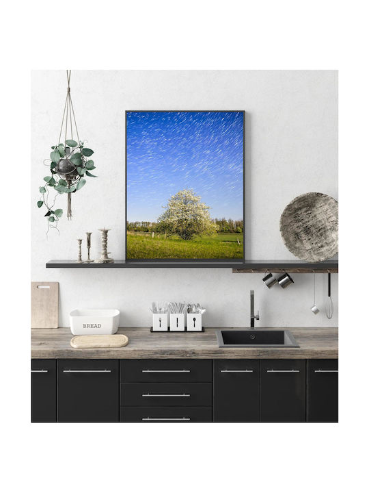 Πίνακας Tree Under Starry Night Sky Δέντρο Κάτω Έναστρο Νυχτερινό Ουρανό 115x170