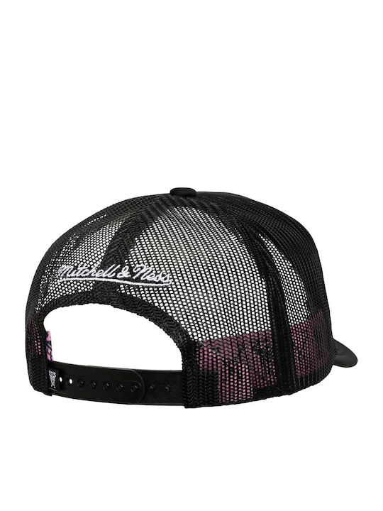 Mitchell & Ness Inter Miami Cf Trucker Kappe Ht10070-imcblck Mitchell & Ness Inter Miami Cf Trucker Kappe Ht10070-imcblck