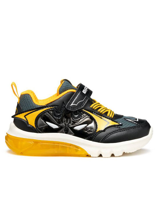 Ciberdron Παιδικά Sneakers με Σκρατς Μαύρα
