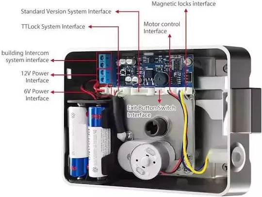 Elektronische Schlösser mit Wi-Fi Konnektivität Schwarz