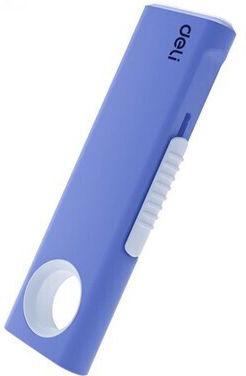 Deli Folding Knife with Blade Width 19mm Blue
