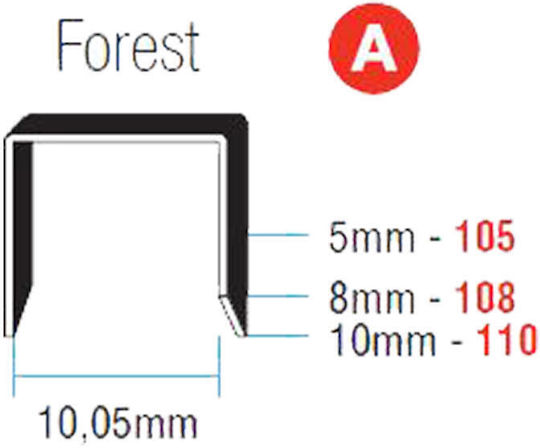 Forest Heftklammern 110/5000