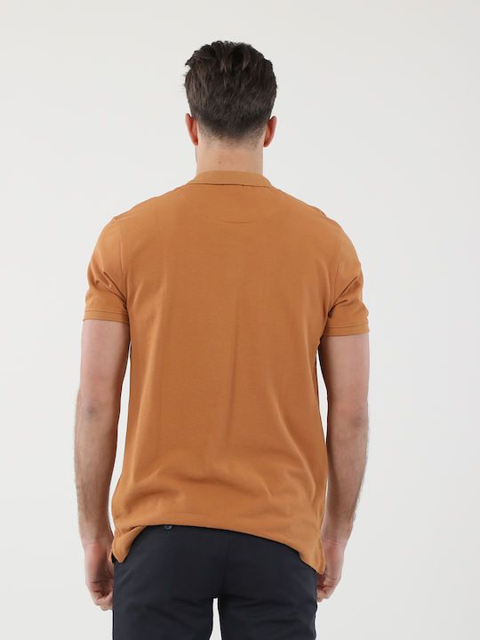 Polo Short Sleeve Blouse Brown