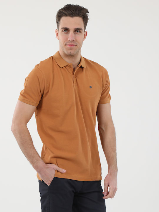 Polo Short Sleeve Blouse Brown