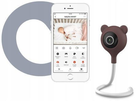 Lionelo Babyline Smart Drahtlose Babyüberwachung , mit Zwei-Wege-Kommunikation & Schlaflieder
