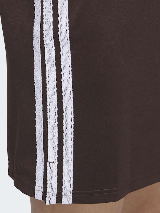 Rochii De Vară Pentru Femei Mini Rochie Sport Tricou Mâneca Scurtă Maro
