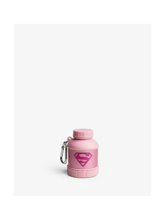 SmartShake Whey2Go SmartShake Plastic Protein Shaker 110ml Pink Supergirl
