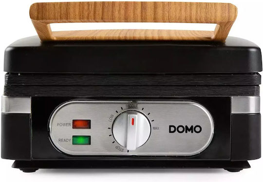 Domo Waffle Maker for Rectangular Waffles 2 Number of Waffles 1400W