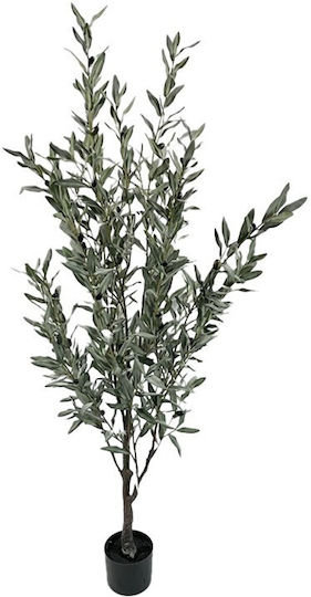 Διακοσμητικό Φυτό Olive Tree Ii Γλάστρα Inart Πράσινο Pp Υ160εκ