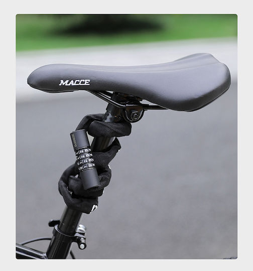 Deli Bicycle Cable Lock with Combination Black