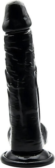 Loving Joy Ρεαλιστικό Dildo με Όρχεις Μαύρο