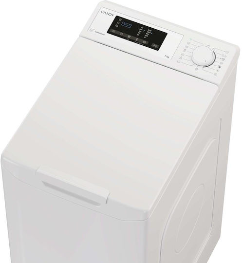 Candy Mașină de Spălat Rufe cu Încărcare Superioară 7kg 1200 Rotiri TCA273D2-S