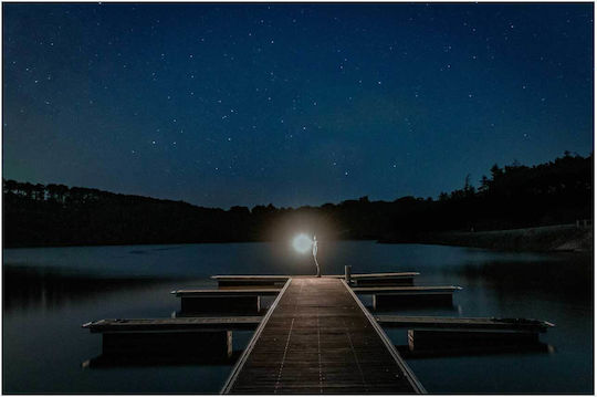 Painting Starry Night At Dock Έναστρη Νύχτα Στην Αποβάθρα 120x80